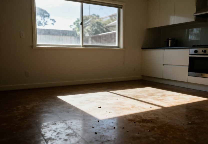 Ants trailing along a Matraville kitchen bench before treatment